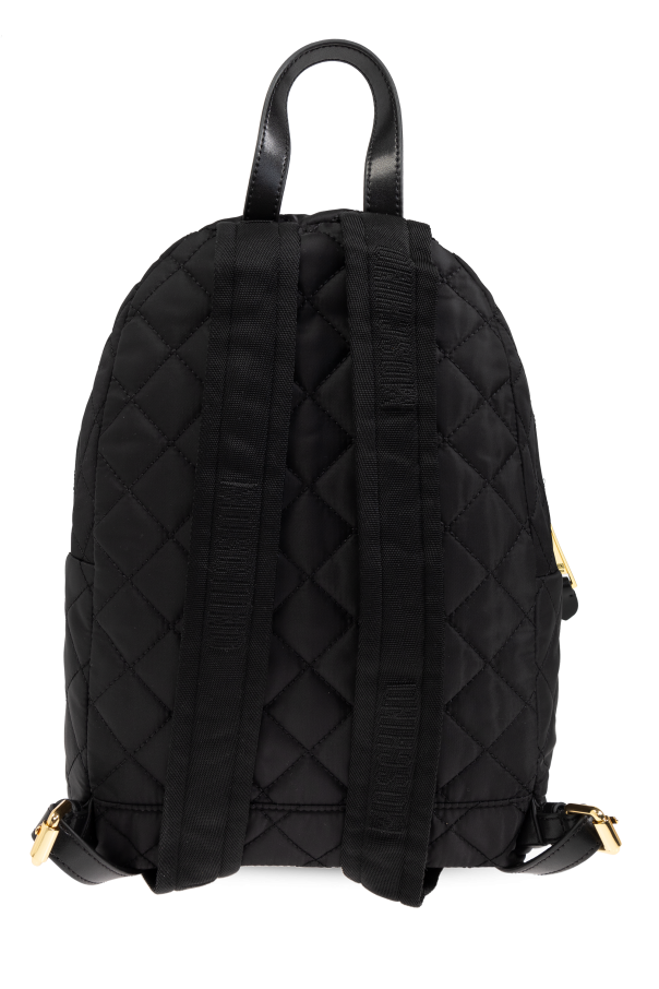 Moschino quilted nylon backpack best sale